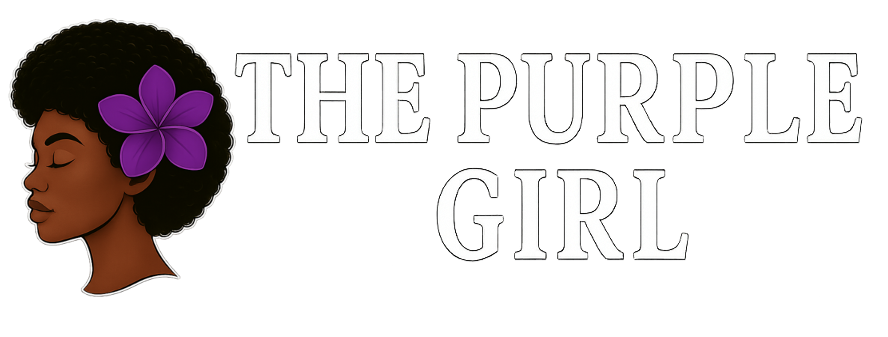 the purple girl logo The purple girl fashion logo